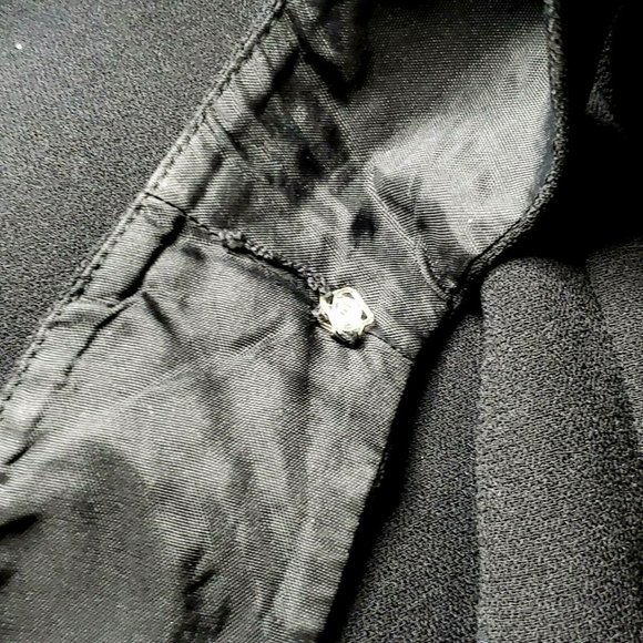 MariAnna Little Black Dress Beaded Bodice Pleats - Picture 7 of 7